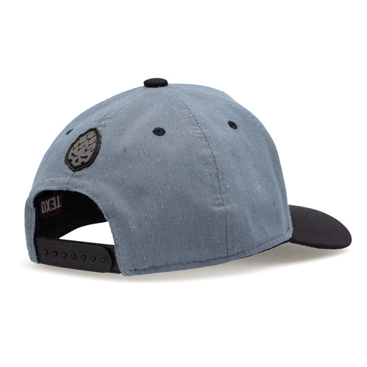 Boné Aba Curva Linen Azul Texo