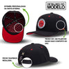 Boné NTX Aba Curva Dunk Preto Patch Bordado/Silk Original