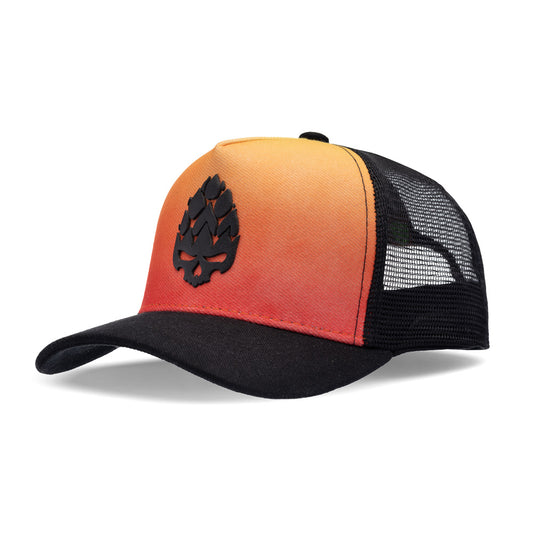Boné Trucker Fuego Laranja Texo
