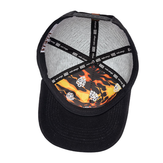Boné Trucker Fuego Laranja Texo