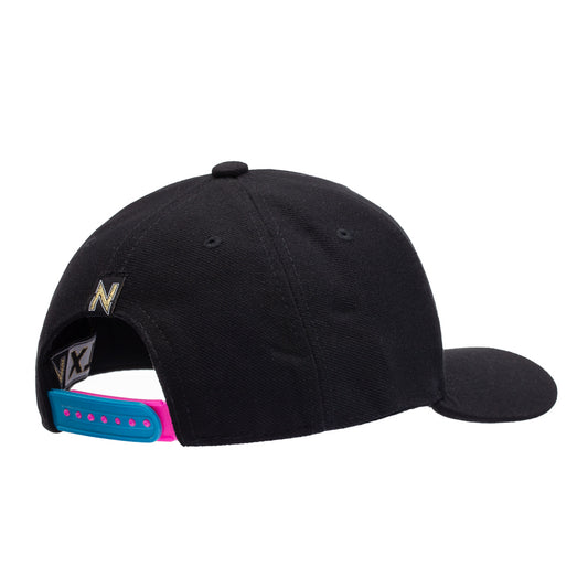 Boné NTX Aba Curva New Wave Preto Patch Bordado Original