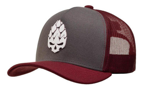 Boné Texo Trucker Hopstreet Bordô