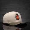 Boné Aba Curva Orange Hop Bege Texo