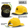 Boné NTX Aba Curva Minimal Amarelo Patch Bordado Original