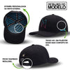 Boné NTX Aba Curva Fusion Preto Patch Bordado Original