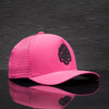 Boné Trucker Neon Rosa Fluorescente Texo