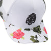Boné Trucker Hop Floral Branco Texo