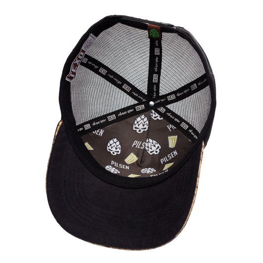 Boné Trucker Beer Collection Branco Texo