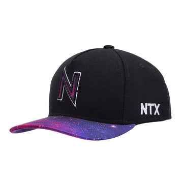 Boné NTX Aba Curva Cosmic Preto/Roxo Patch Bordado Original