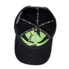 Boné  Aba Curva Acid Preto Hopskull Verde Texo