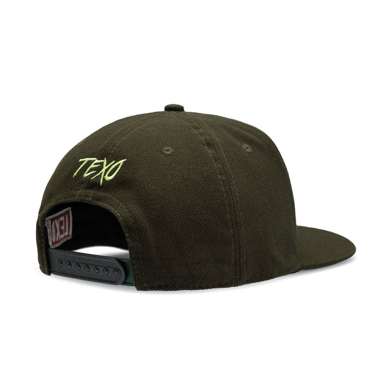 Boné Aba Reta Rise Verde Hopskull Verde em Silk Original