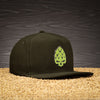 Boné Aba Reta Rise Verde Hopskull Verde em Silk Original