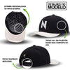 Boné NTX Aba Curva Eclipse Branco Patch Bordado Original