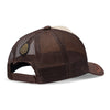 Boné Trucker Malt Bege e Marrom Texo