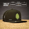 Boné Aba Reta Rise Verde Hopskull Verde em Silk Original