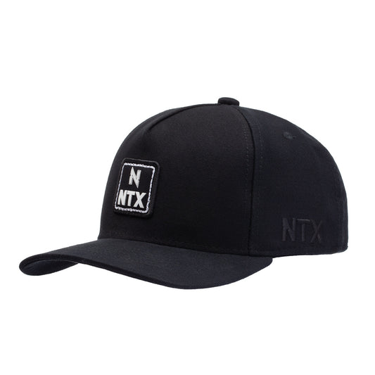 Boné NTX Aba Curva Square Preto Patch Bordado Original