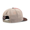 Boné Trucker Brewer II Bordô Texo