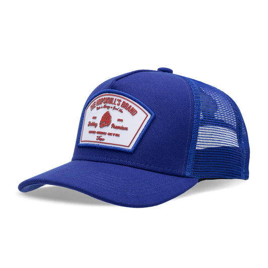 Boné Trucker Brand Azul Texo