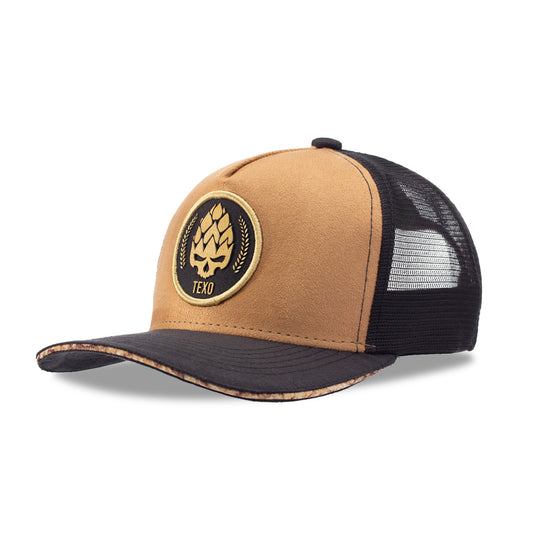 Boné Trucker Beer Collection Bege Texo