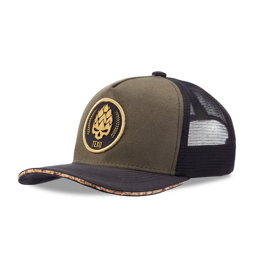 Boné Trucker Beer Collection Verde Texo