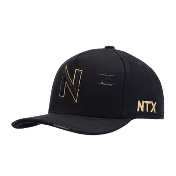 Boné NTX Aba Curva Scratched Preto Patch Bordado Original