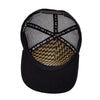 Boné NTX Trucker Main Preto Patch Dourado Bordado Original