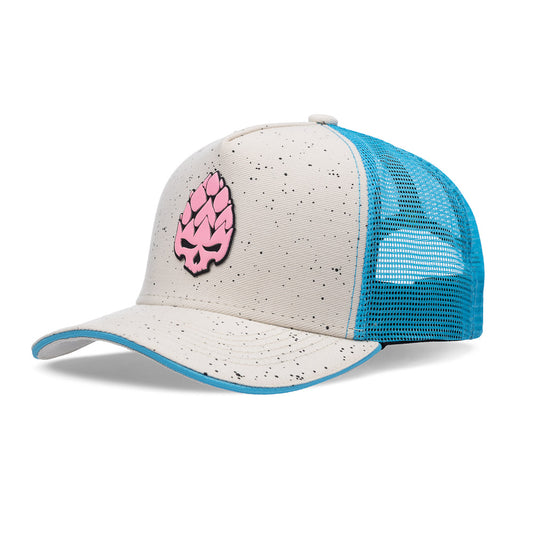 Boné Trucker Delirium Bege Texo