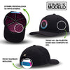 Boné NTX Aba Curva New Wave Preto Patch Bordado Original