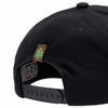 Boné  Aba Curva Acid Preto Hopskull Verde Texo