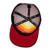 Boné Trucker Land Sunset 2 Bordô Texo