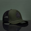 Boné Trucker Scar Verde Texo