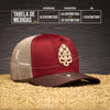 Boné Trucker Brewer II Bordô Texo