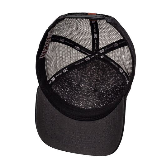 Boné Trucker Padded Preto Texo