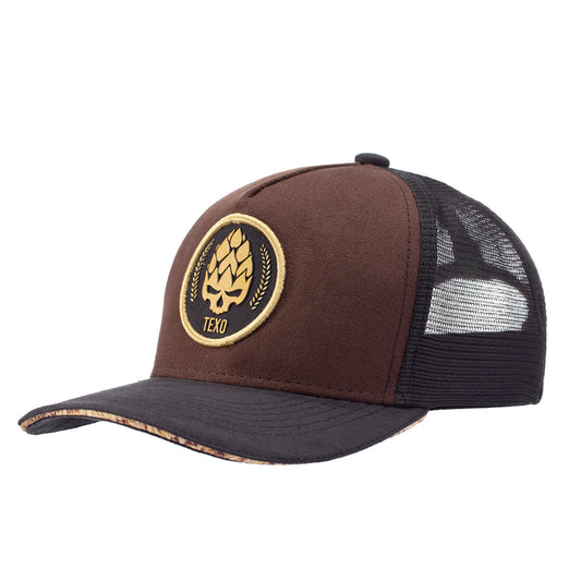 Boné Trucker Beer Collection Marrom Texo