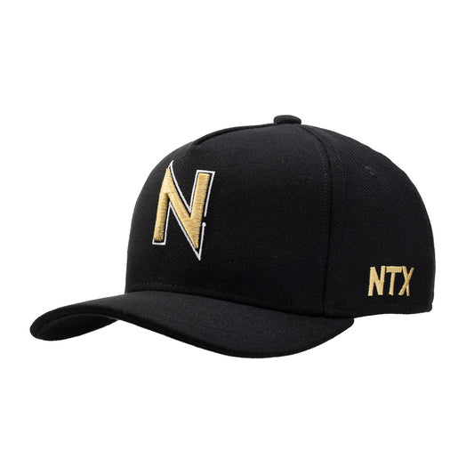 Boné NTX Aba Curva Primal Preto Patch Gold Bordado Original