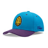 Boné Aba Curva Crossover Azul e Roxo Texo
