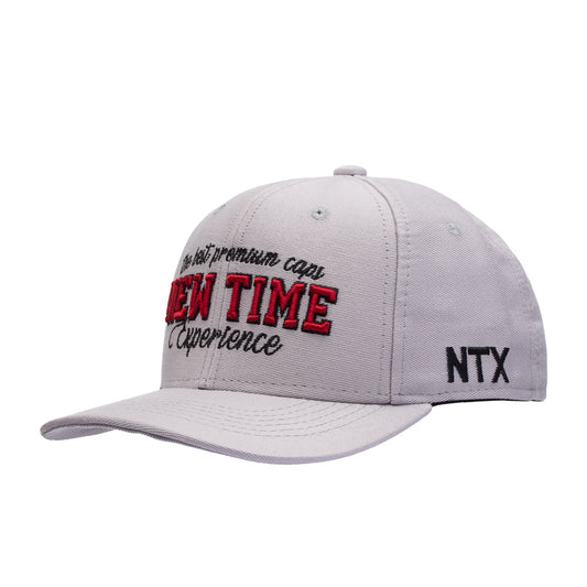 Boné NTX Aba Curva College Cinza Patch Bordado Original