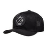 Boné Trucker Ground Preto Texo