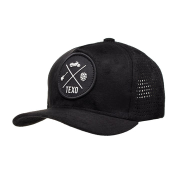 Boné Trucker Ground Preto Texo