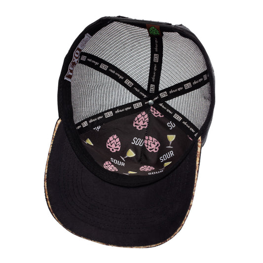 Boné Trucker Beer Collection Rosa Texo
