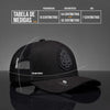 Boné Trucker Dark Hopskull 6 Gomos Preto Texo