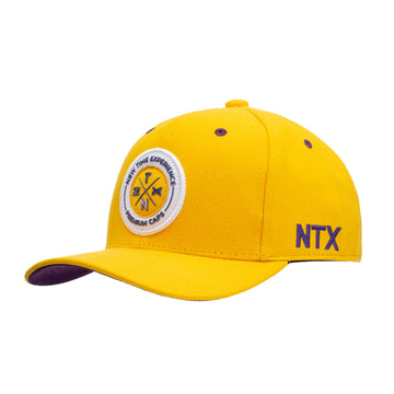 Boné NTX Aba Curva Dunk Amarelo Patch Bordado/Silk Original