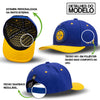 Boné NTX Aba Curva Dunk Azul/Amarelo Patch Bordado Original