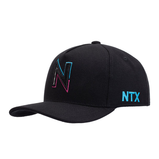 Boné NTX Aba Curva Fusion Preto Patch Bordado Original