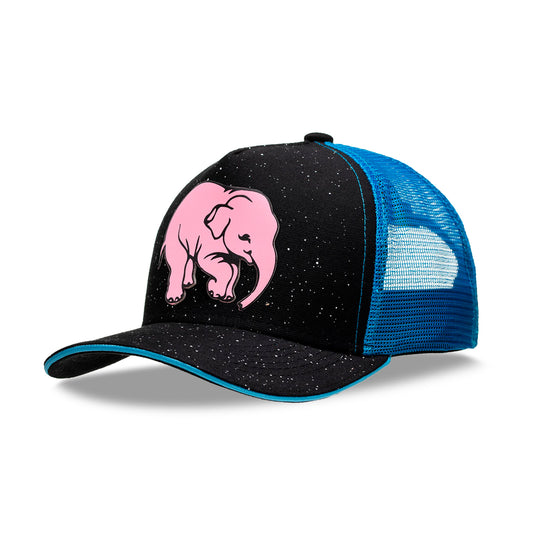 Boné Trucker Delirium Preto Elefante Texo