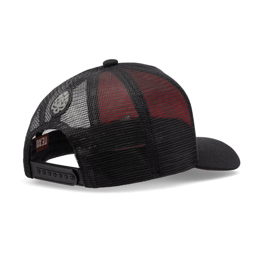 Boné Trucker Bold Preto Vermelho
