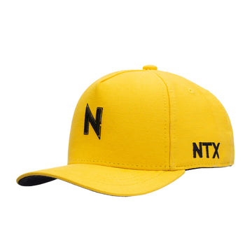 Boné NTX Aba Curva Minimal Amarelo Patch Bordado Original