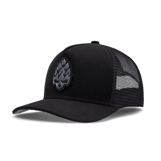 Boné Trucker Glitch Preto Texo