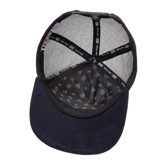 Boné Texo Trucker Storm Suede Preto Patch Silk Original