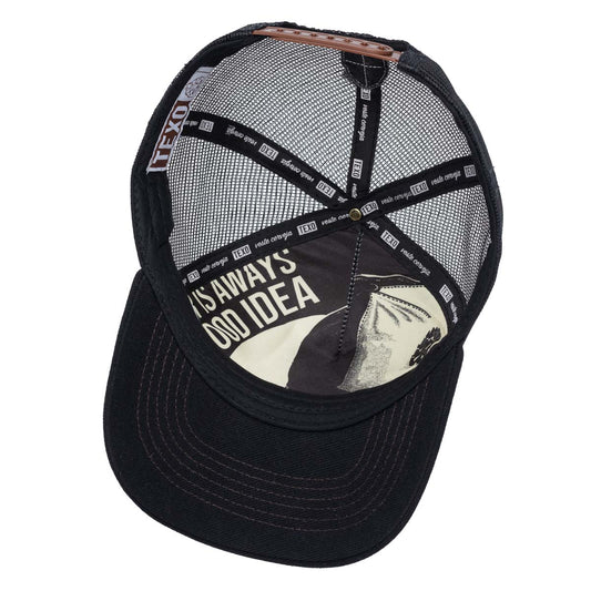 Boné Trucker Good Idea III Marrom Texo